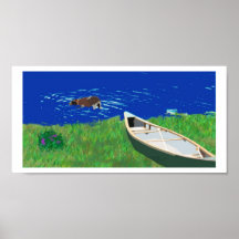 Gunner and Canoe Poster