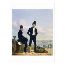 Gunners, Boatswains and Carpenters, plate 11 from Postcards