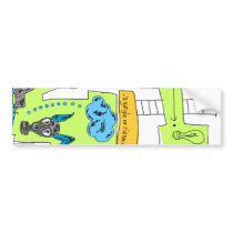 gunny bunny bumper stickers by thewanger gunny bunny bumper stickers