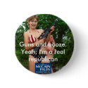 Guns and booze. buttons by hoobatech Guns and booze. buttons