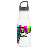 Guns and Candy 18oz Water Bottle