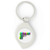 Guns and Candy Keychains