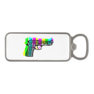 Guns and Candy Magnetic Bottle Opener