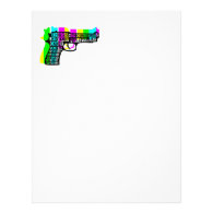 Guns and Candy Personalized Letterhead