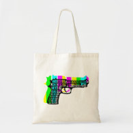 Guns and Candy Tote Bags