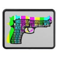 Guns and Candy Trailer Hitch Cover