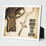 Guns and Religion Photo Plaques