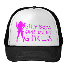 GUNS ARE FOR GIRLS HATS