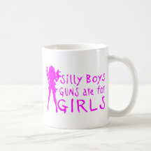 GUNS ARE FOR GIRLS MUGS