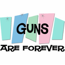 Guns Are Forever photo sculptures
