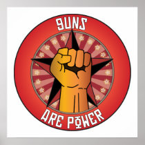 Guns Are Power Poster