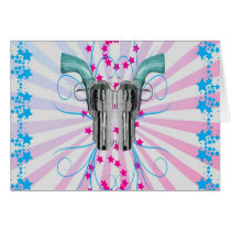 Guns Greeting Cards