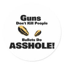 Guns Dont Kill People Sticker