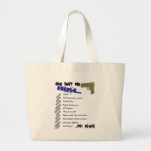 Guns Don't Kill People Tote Bag