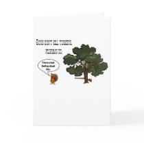 Guns don't kill Turkeys Pilgrims Do Greeting Card