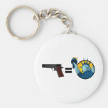 Guns Equal Liberty Keychains