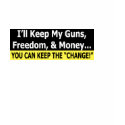 Guns, Freedom, and Money t-shirts