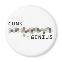 Guns Genius magnets