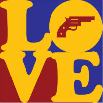 Guns Love photo sculptures