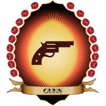 Guns Mandorla photo sculptures