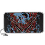 Guns n skull doodle speakers