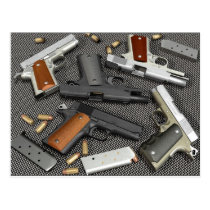 GUNS! postcards
