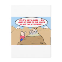 guru advice tax accountant postcards