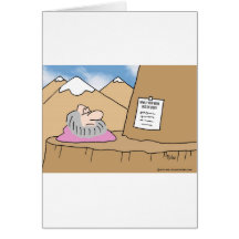 Guru gets 'while you were out of body' memo. card