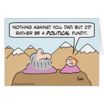 Guru's son wants to be POLITICAL pundit. cards