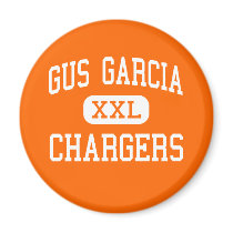 Gus Garcia - Chargers - Junior - San Antonio Texas Refrigerator Magnet