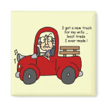 Gus on New Truck Tshirts and Gifts magnets