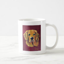 Gus the Golden Retriever Coffee Mugs
