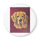 Gus the Golden Retriever magnets