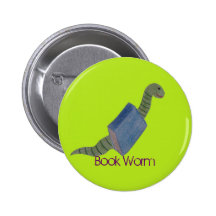 Gusano de libro pin