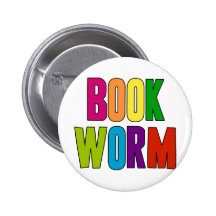 Gusano de libro pin