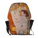 Gustav Klimt  Ages of Woman Rickshaw Messenger Bag