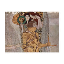 Gustav Klimt ~ Beethovenfries Postcard by KlimtGallery Gustav Klimt ~ Beethovenfries Postcard