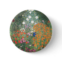 Gustav Klimt Blumengarten Pin