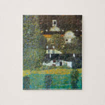 Gustav Klimt - Castle Chamber at Attersee II puzzl Puzzle