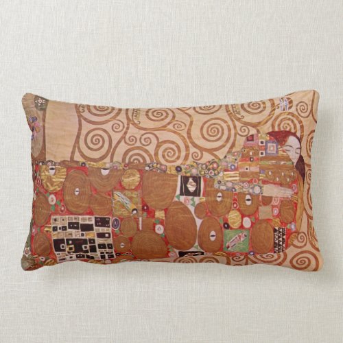 Gustav Klimt - Embrace Throw Pillow