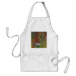 Gustav Klimt Farm Garden with Sunflowers Apron