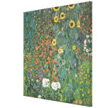 Gustav Klimt Farm Garden with Sunflowers GalleryHD Canvas Print