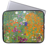 Gustav Klimt: Flower Garden laptop sleeves