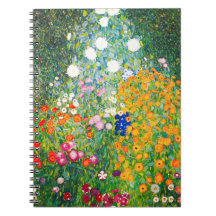 Gustav Klimt Flower Garden Notebook