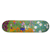 Gustav Klimt: Flower Garden Skateboards