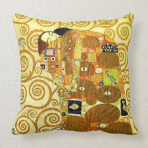 Gustav Klimt Fulfillment Pillow