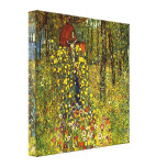 Gustav Klimt - Garden with crucifix Canvas Prints