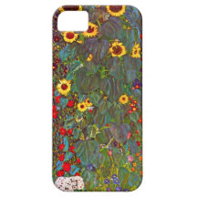 Gustav Klimt Garden with Sunflowers iPhone 5 Case