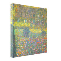 Gustav Klimt - House in Attersee Canvas Prints