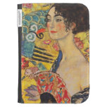 Gustav Klimt Lady with fan Kindle Cover